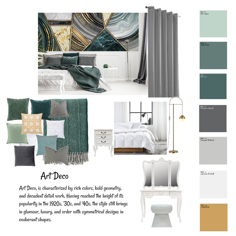 Art Deco Mood Board by teliyasluiter on Style Sourcebook