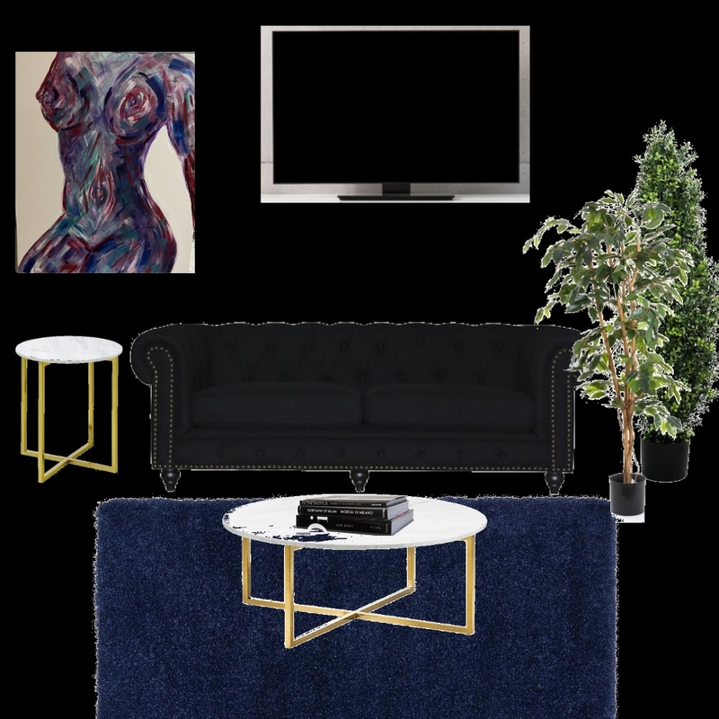 lounge Interior Design Mood Board by katerinasavio