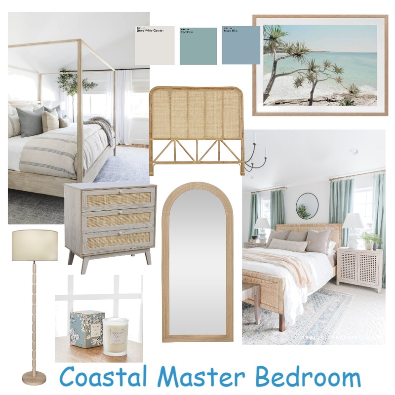 Coastal Master Bedroom Mood Board by Savvi Home Styling on Style Sourcebook