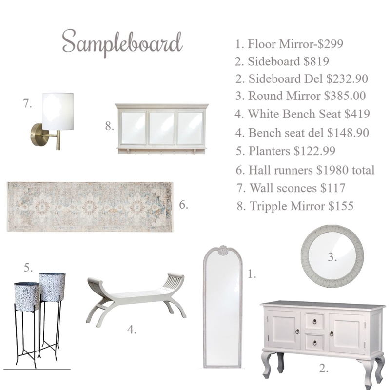 Vick Collins Sampleboard Mood Board by Style by Sisters on Style Sourcebook