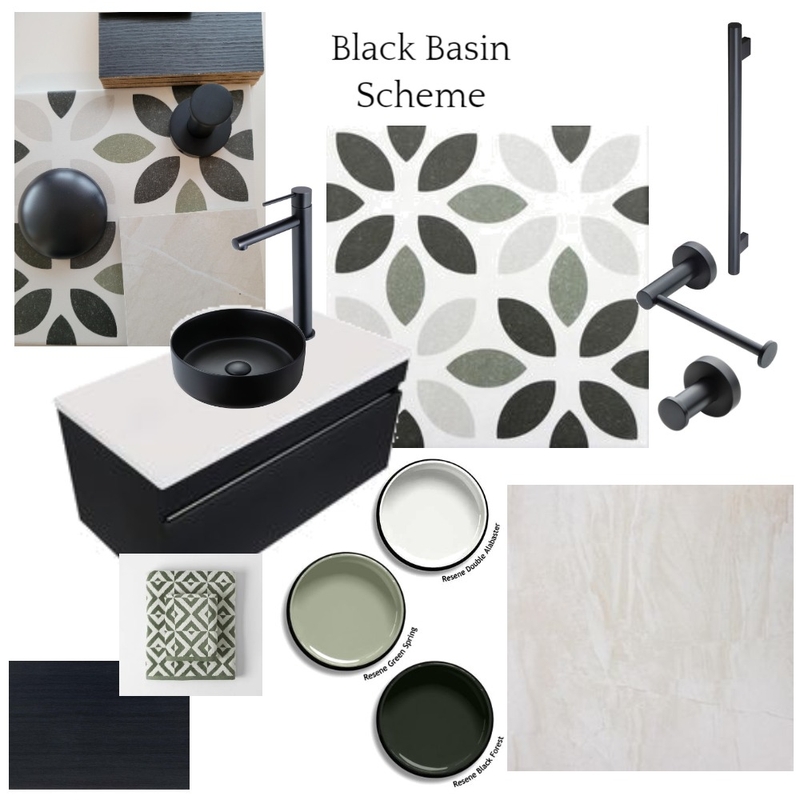 Black Basin Scheme Mood Board by JJID Interiors on Style Sourcebook