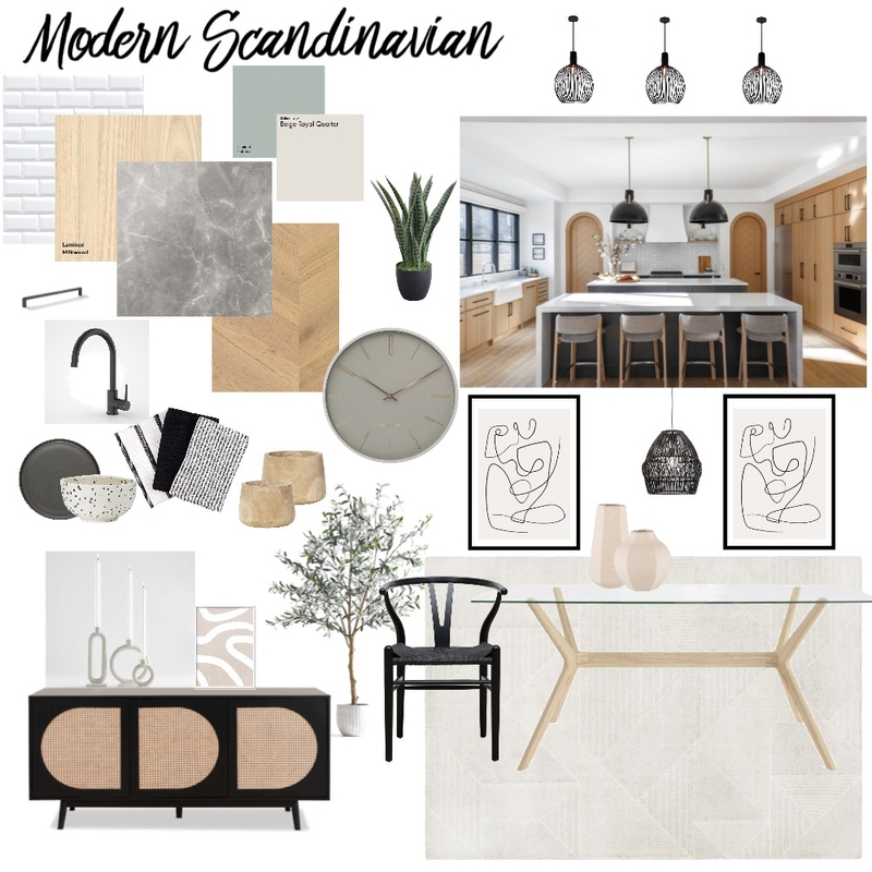 Scandi Kitchen/dining Mood Board by Miranda Collier on Style Sourcebook