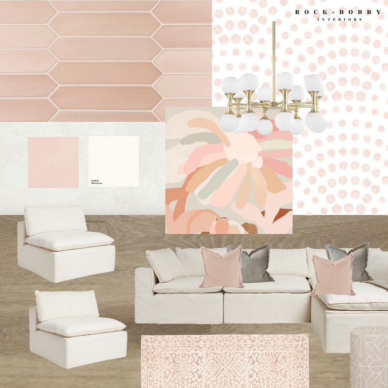 pink and peachy living Mood Board by ameliarogers on Style Sourcebook