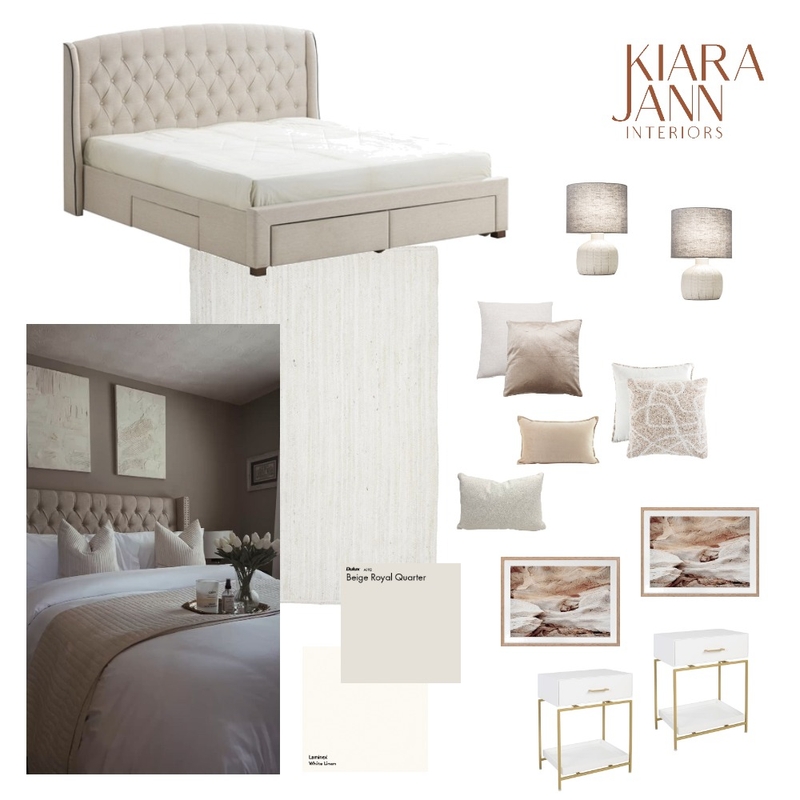 Thea Bedroom Design Mood Board by kloud interiors on Style Sourcebook