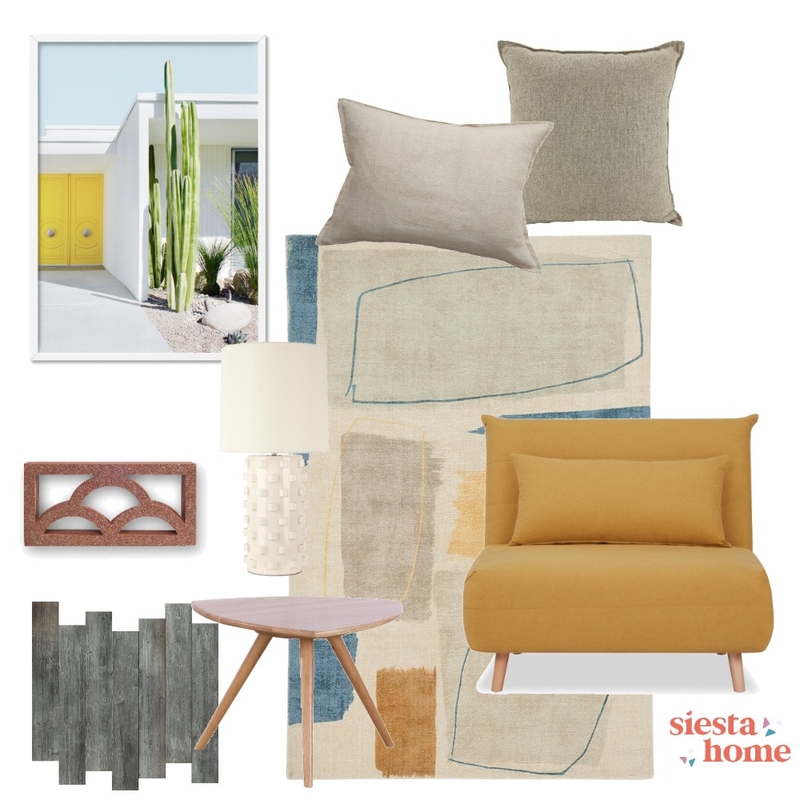 Mid Century Vibe - Blackrock Mood Board by Siesta Home on Style Sourcebook