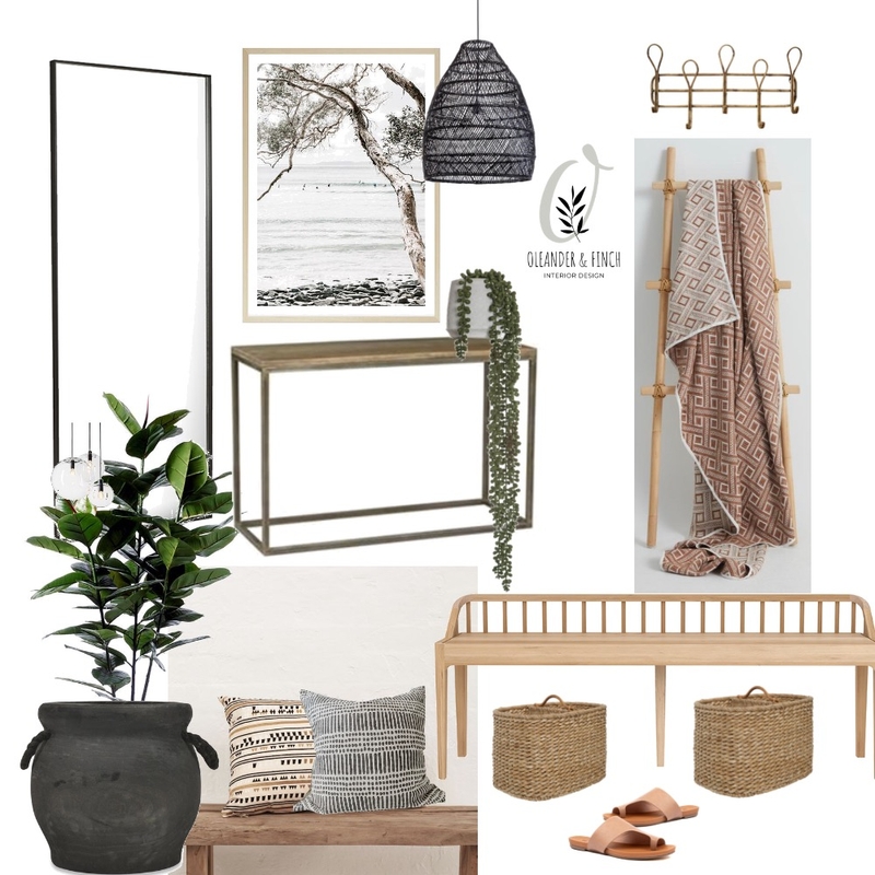 Entryway Mood Board by Rhiannon Lee, Oleander & Finch Interiors on Style Sourcebook