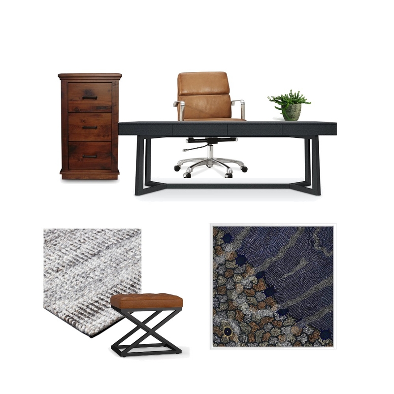 SE Home Office Mood Board by Boutique Yellow Interior Decoration & Design on Style Sourcebook