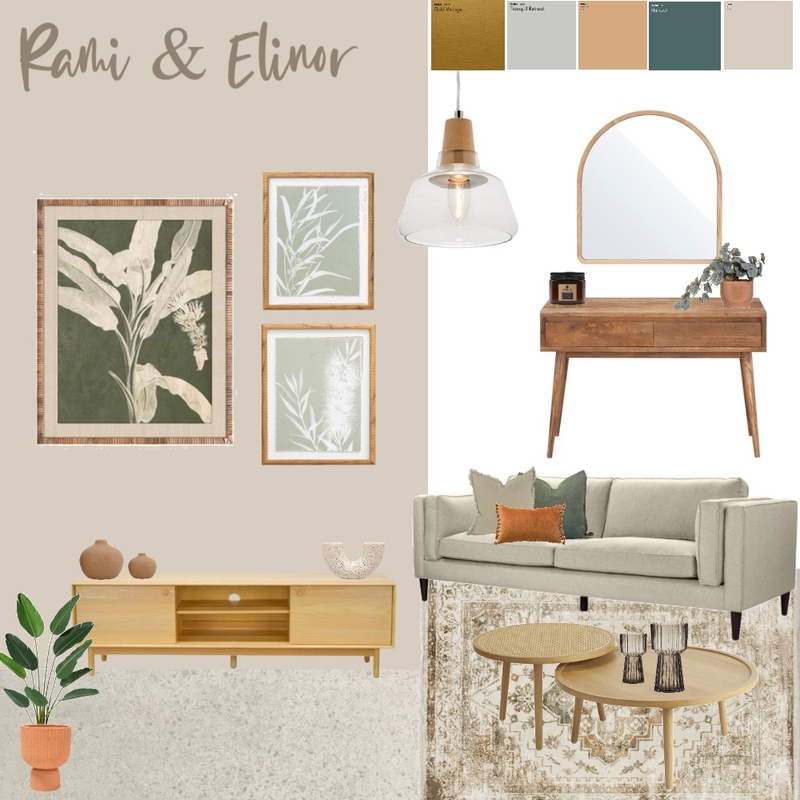 Rami and Elinor Interior Design Mood Board by Orly Ben Ari Rami and Elinor Interior Design Mood Board by Orly Ben Ari