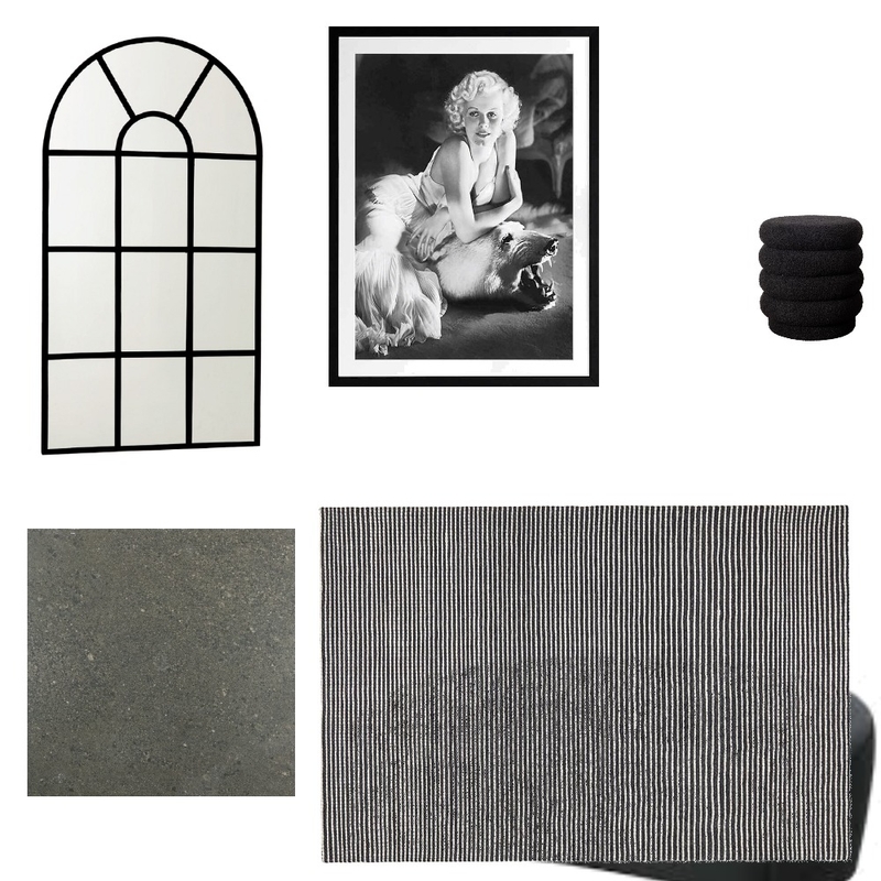 Moody Black Living Room Mood Board by Priya Trehan on Style Sourcebook