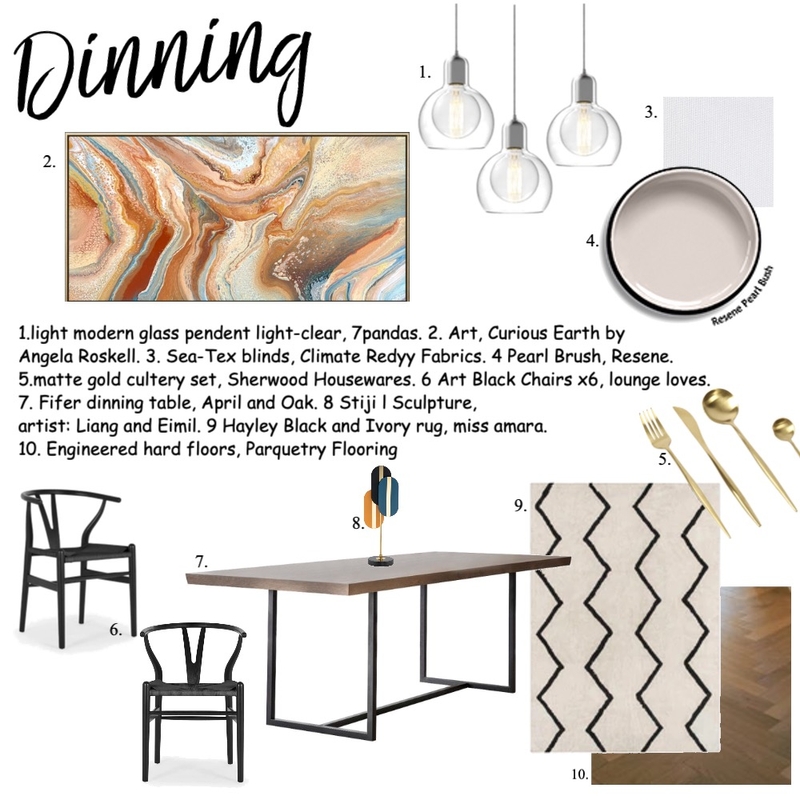 MOD 9 Mood Board by Bold and Personal Designs on Style Sourcebook