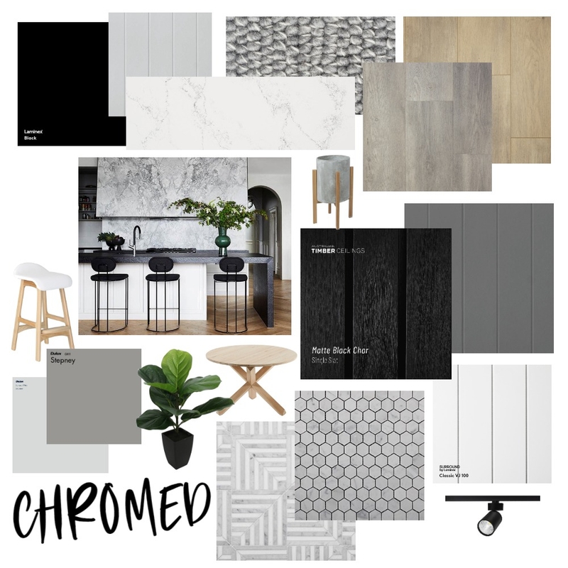 CHROMED Mood Board by Hermitage Building Group Pty Ltd on Style Sourcebook