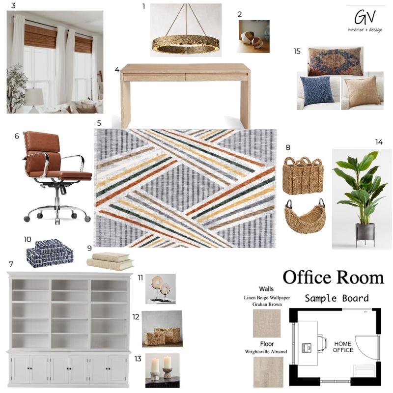 Office Sample Board Mood Board by GV Studio on Style Sourcebook