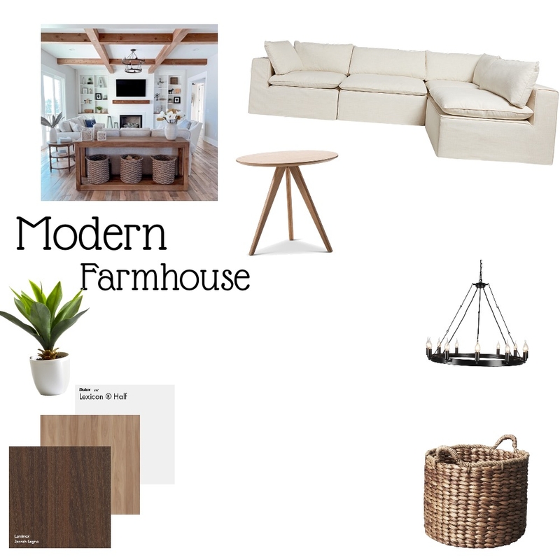 Modern farmhouse Mood Board by Karadove on Style Sourcebook