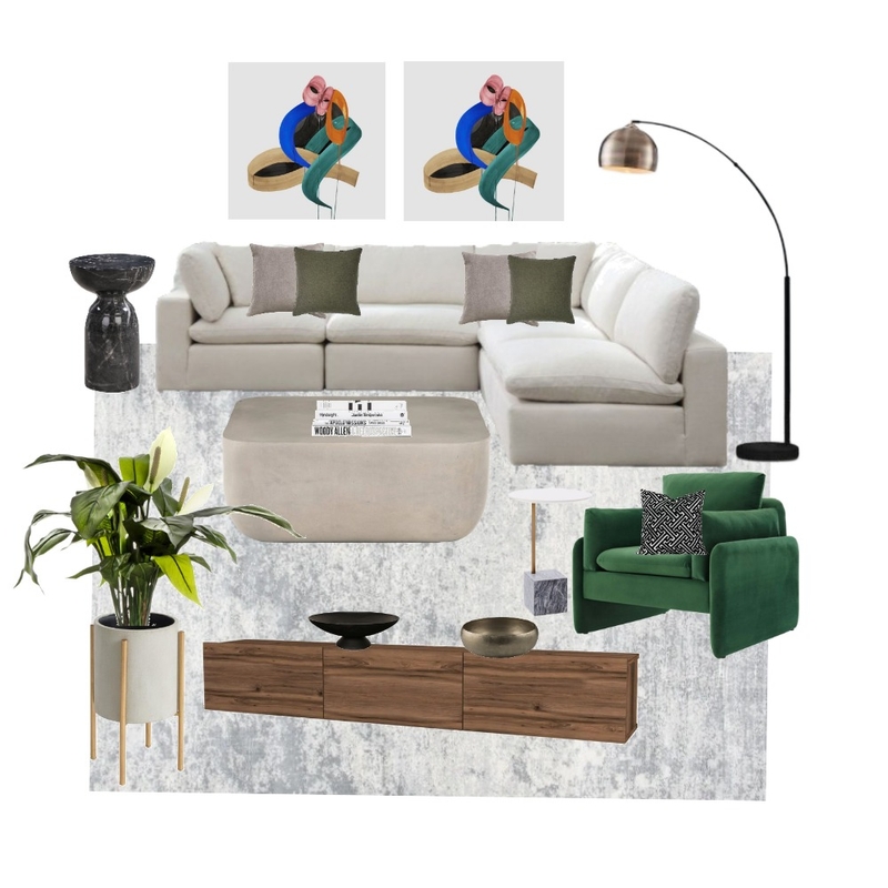 C+O Living Room 2 Mood Board by Think Modern on Style Sourcebook