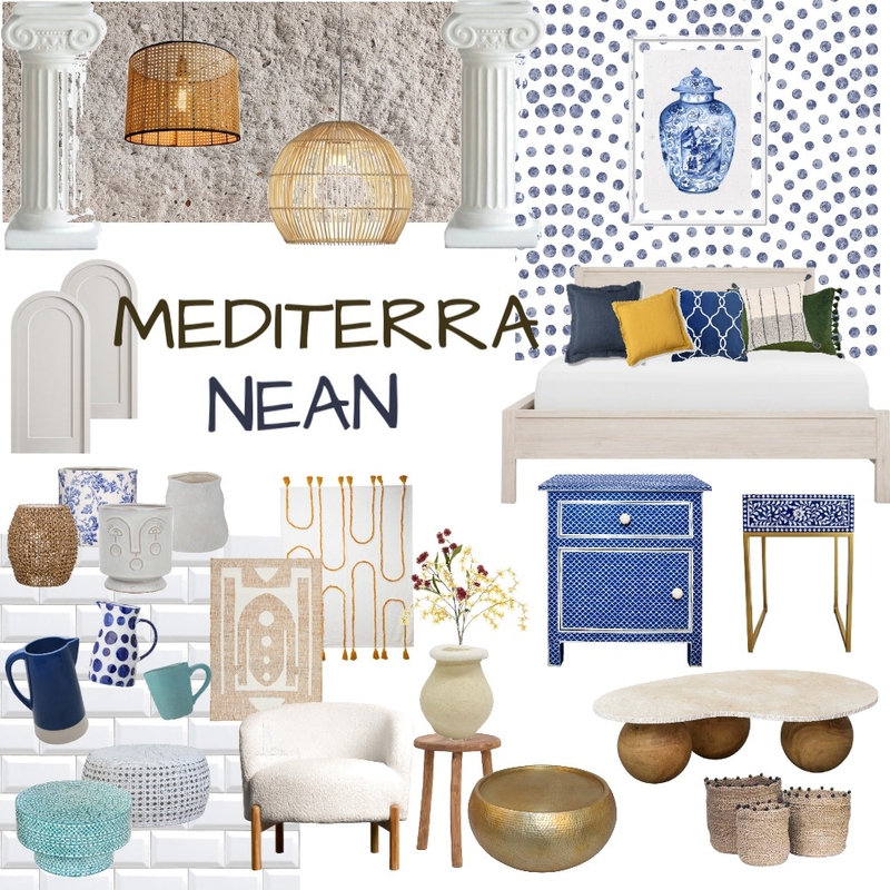 MEDITERRANEAN Mood Board by irena.yasu on Style Sourcebook