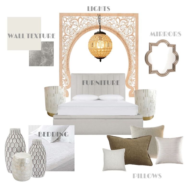 BEDROOM Mood Board by LAYAL on Style Sourcebook