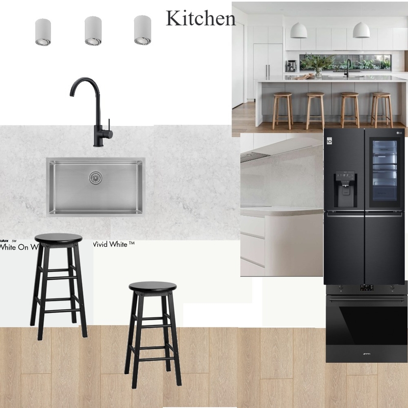 kitchen elba white_black stool Mood Board by Ngoc Han on Style Sourcebook