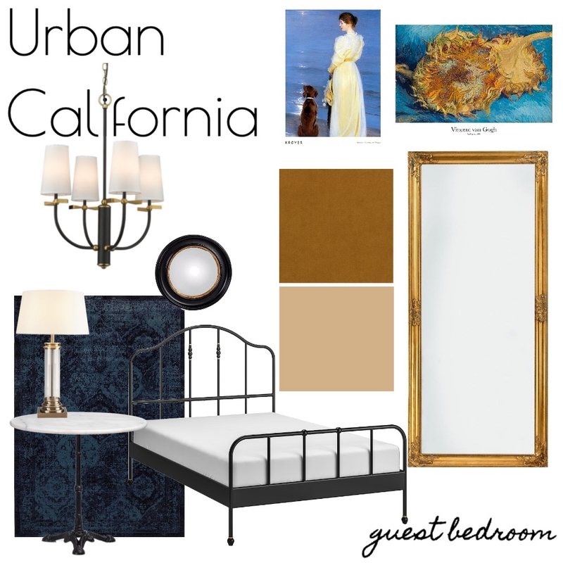 URBAN CALIFORNIA - Guest bedroom Mood Board by RLInteriors on Style Sourcebook