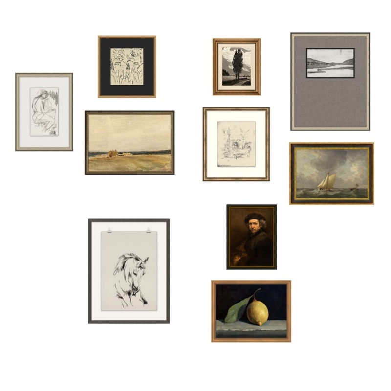 ShoppeGalleryWall Mood Board by LC Design Co. on Style Sourcebook