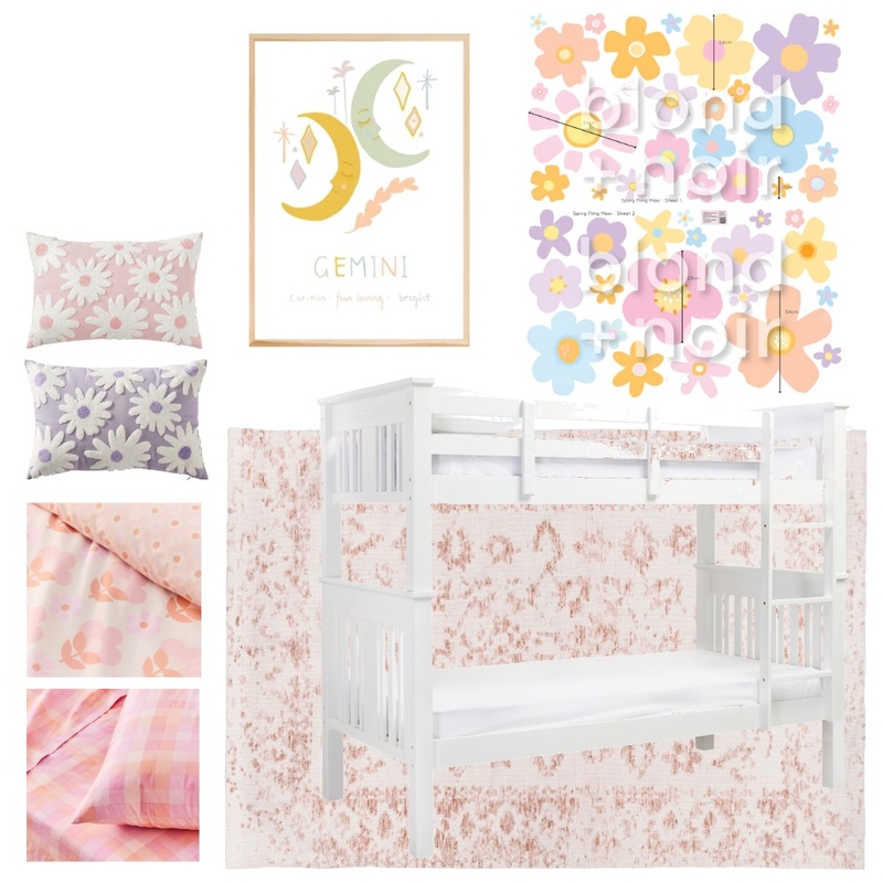 Layla & Ava's room Mood Board by 22ndhomestyling on Style Sourcebook