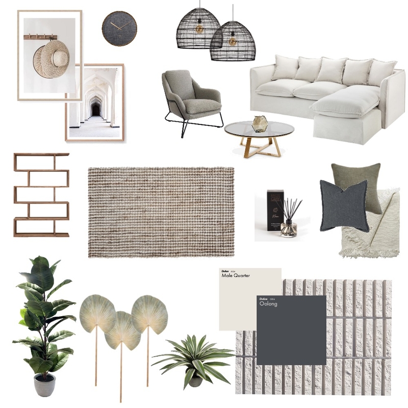Earth and Coal Mood Board by Ruby Whitson on Style Sourcebook