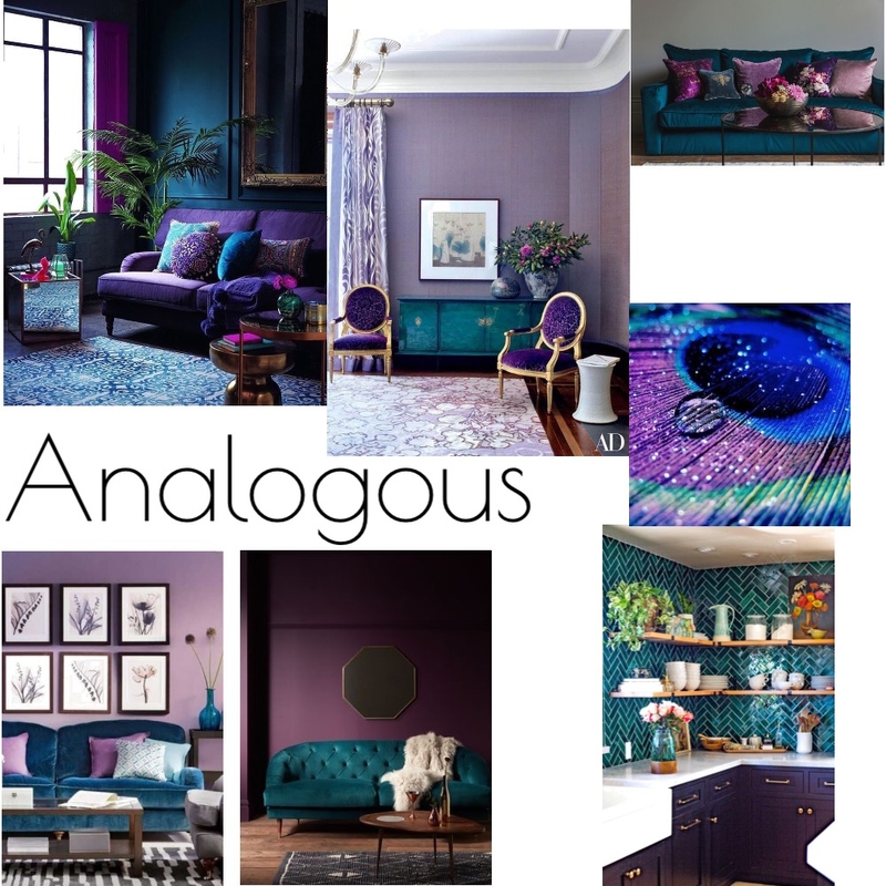 Analogous Mood Board by mishalee on Style Sourcebook