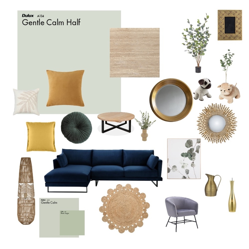 Sage Green Living Room Mood Board by MissZoeLala on Style Sourcebook