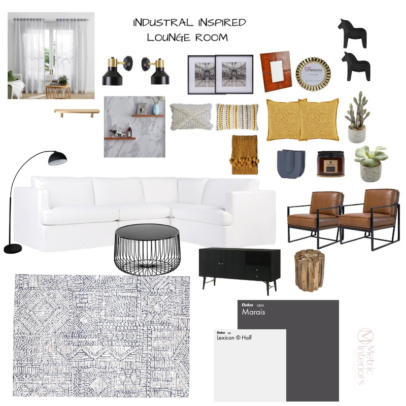 Module 1 Part B Mood Board by Metric Interiors By Kylie on Style Sourcebook