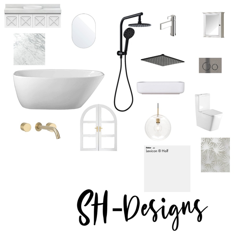 Bathroom by SH-Designs Mood Board by SH-Designs on Style Sourcebook