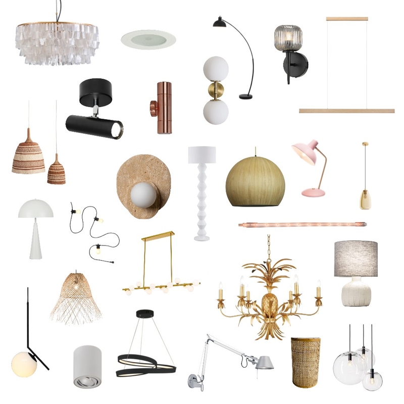 lights lights lights Mood Board by Five Files Design Studio on Style Sourcebook
