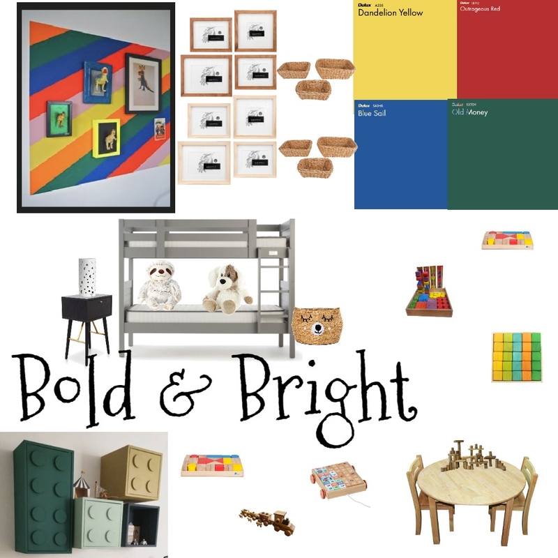Bold & Bright Mood Board by Leandie Prins on Style Sourcebook