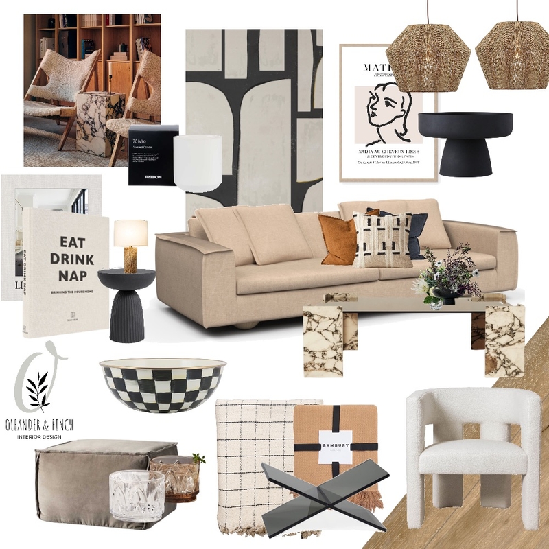 Ndjuee Mood Board by Oleander & Finch Interiors on Style Sourcebook