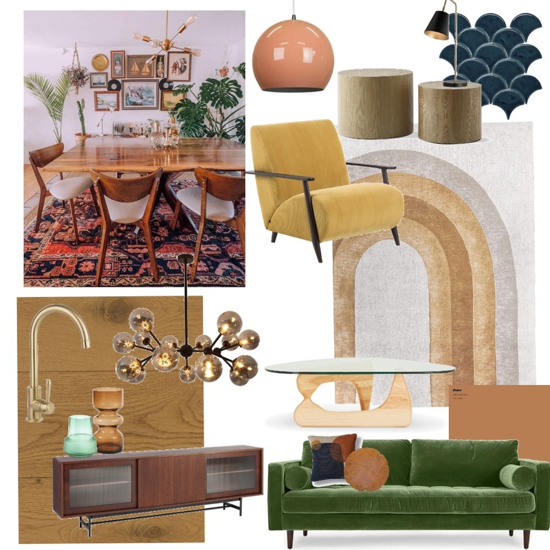Mid-Century Modern Mood Board by gettenb on Style Sourcebook