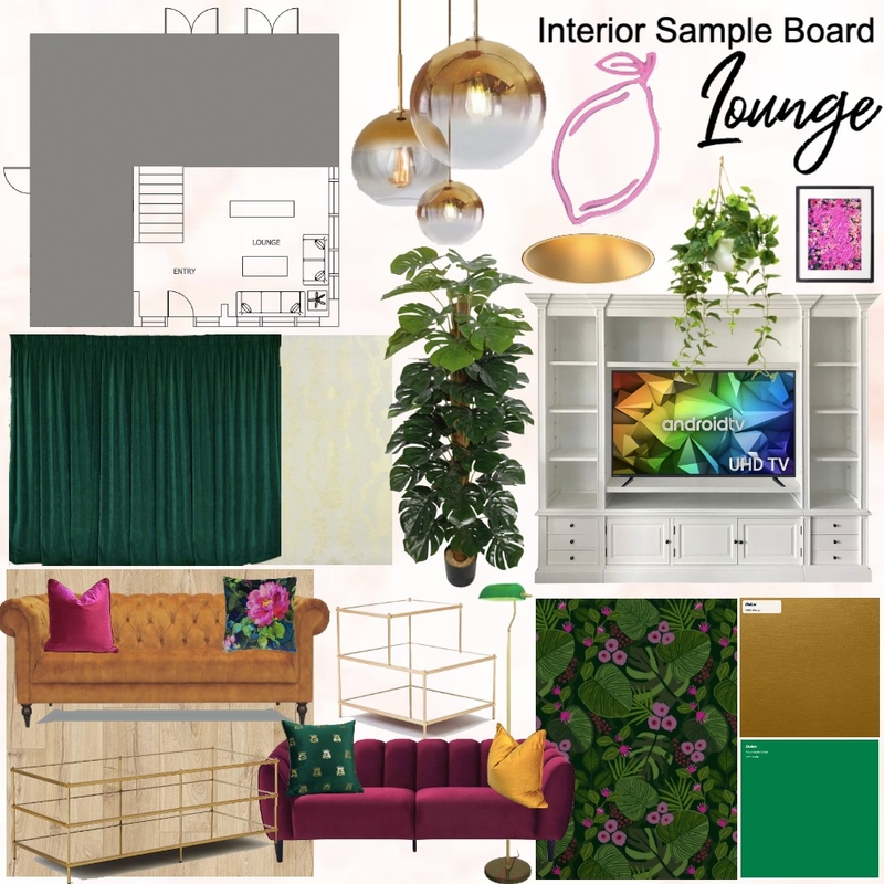Module 9 - Lounge Mood Board by alyssa.k on Style Sourcebook