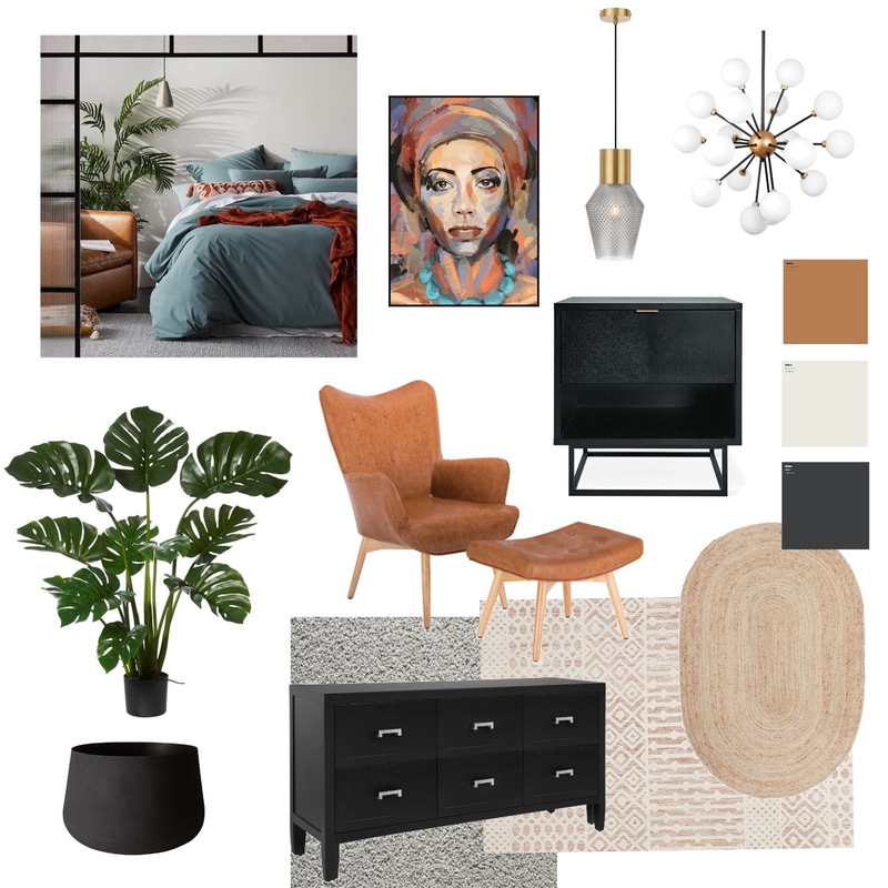 bedroom. Mood Board by Bold and Personal Designs on Style Sourcebook