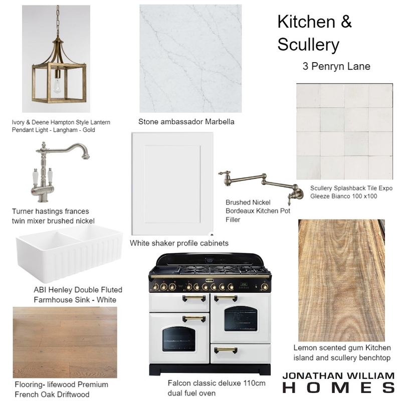 Kitchen & Scullery 3 Penryn Lane Mood Board by Belle Interiors on Style Sourcebook