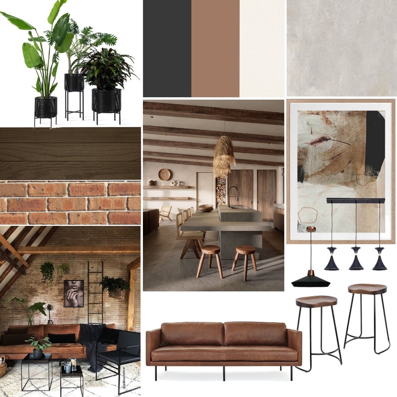 Modern Industrial Mood Board by nattoneill on Style Sourcebook
