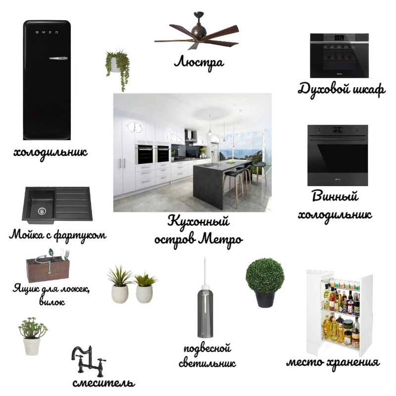 Кухня Mood Board by yandrew on Style Sourcebook