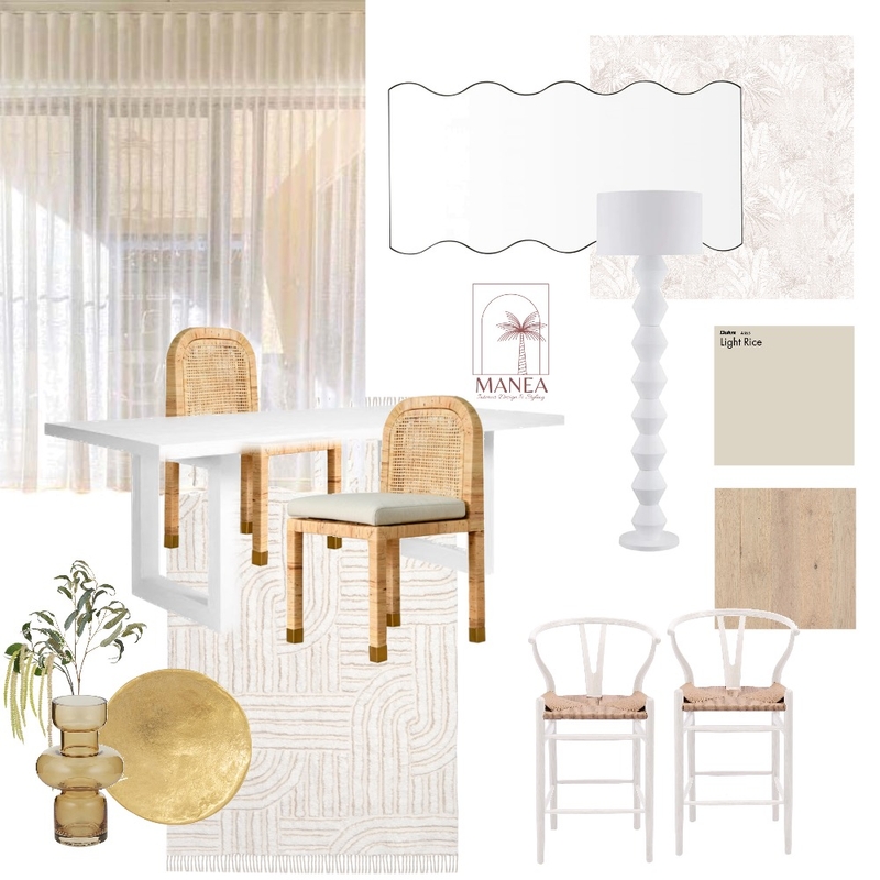 Coastal Dining Mood Board by Manea Interior Design & Styling on Style Sourcebook