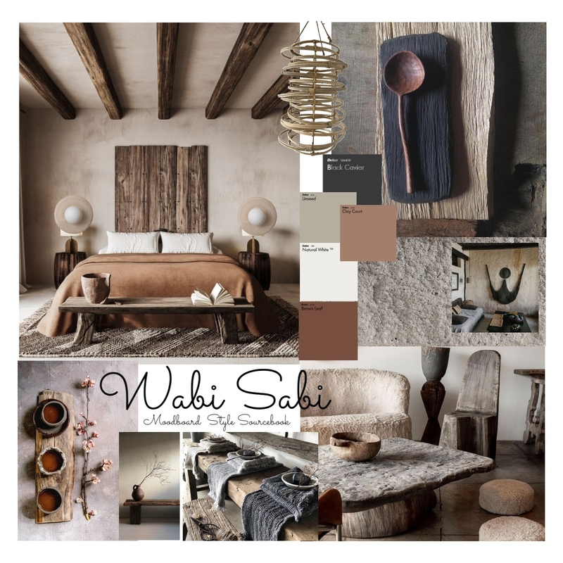 Wabi Sabi Mood Board by GoldenYears76Designs on Style Sourcebook