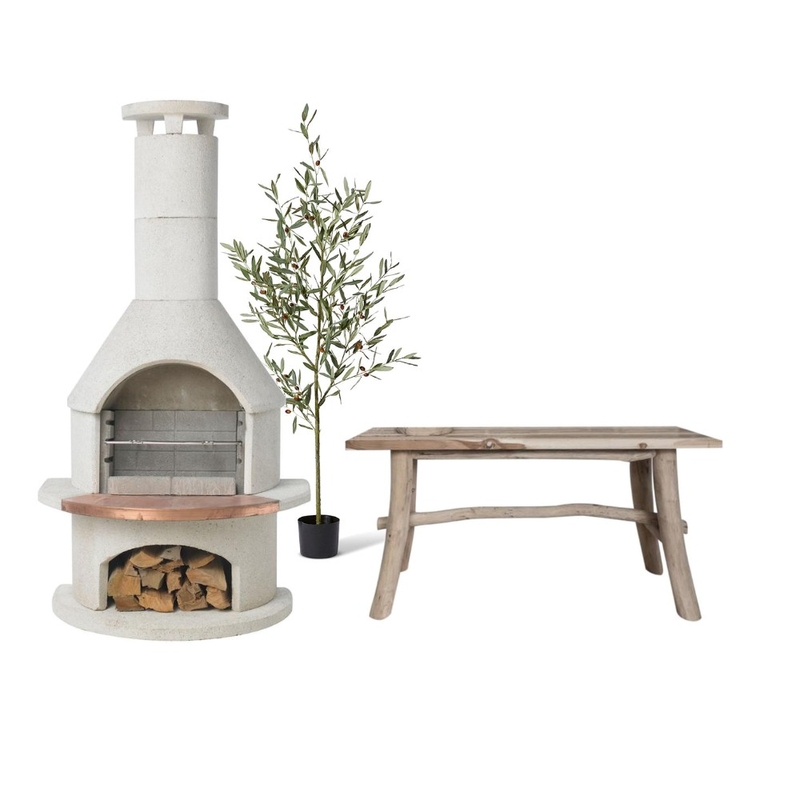 Pizza Oven with Table and Olive Tree Mood Board by Luke Moulton on Style Sourcebook