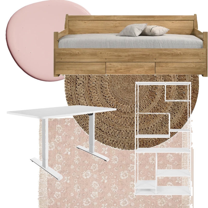 Study Guest Bedroom Interior Design Mood Board by Foxtrot Interiors