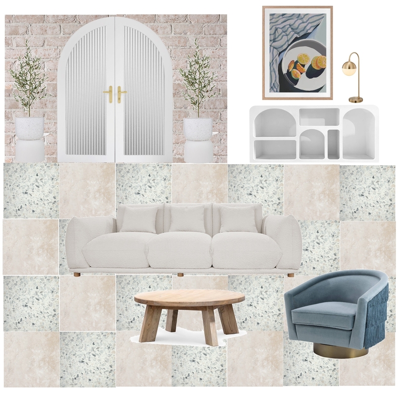 Blues & Peach Terracotta Mood Board by create with b. on Style Sourcebook