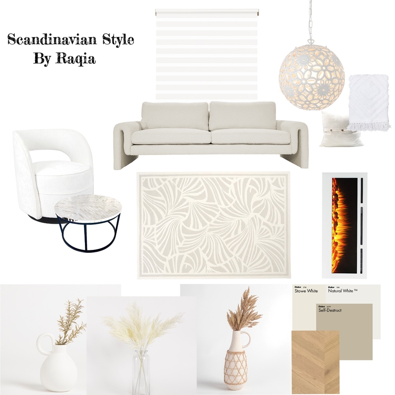 Scandinavian Style Mood Board by Raqi Styles on Style Sourcebook
