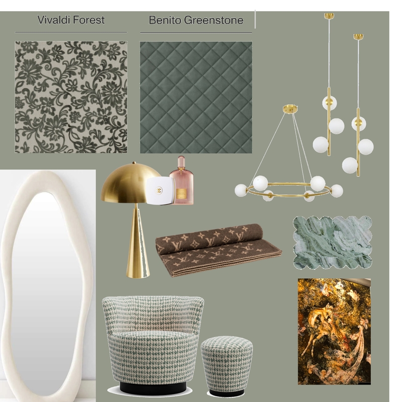 Bedroom Interior Design Mood Board by MStudio