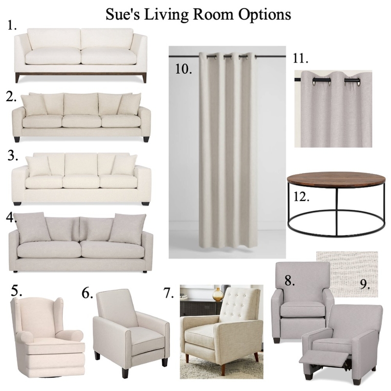 Sue's Living Room Mood Board by jenleclair on Style Sourcebook
