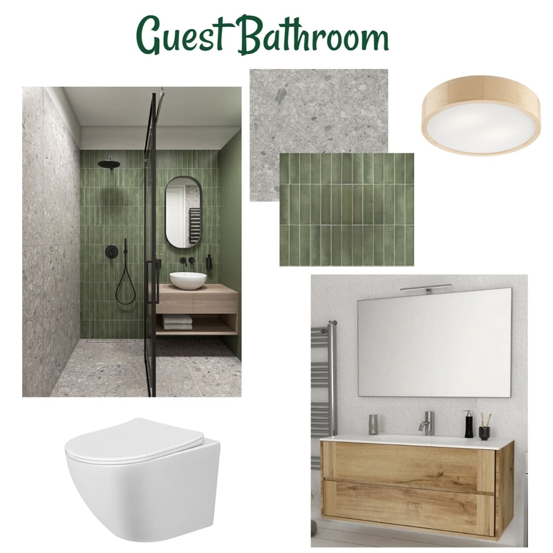 Geust Bathroom Mood Board by vasiliki_gr on Style Sourcebook