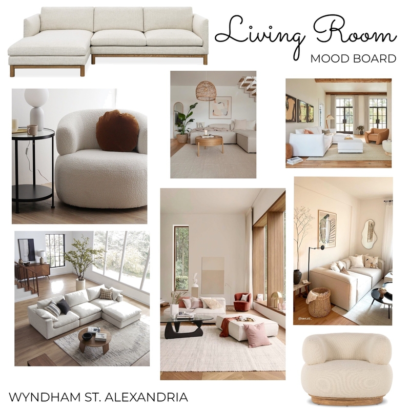 Living Room Mood Board by theacrowley on Style Sourcebook