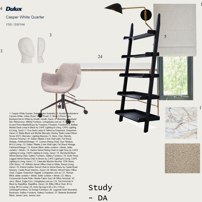 STUDY Mood Board by DESIGNADDICTION on Style Sourcebook