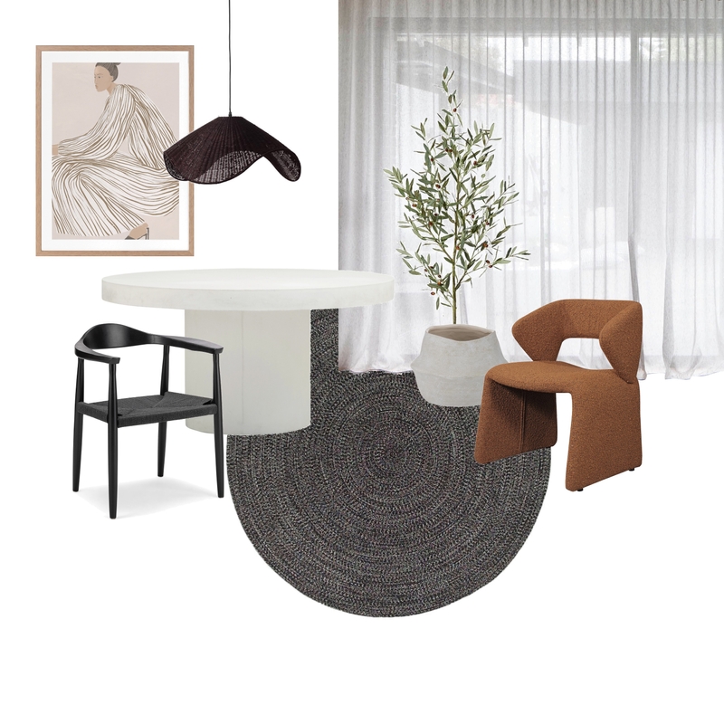 Modern monochrome + rust Mood Board by Studio Winslow on Style Sourcebook